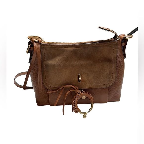 See by Chloe Joan Leather Shoulder Bag Caramello - Picture 6 of 16